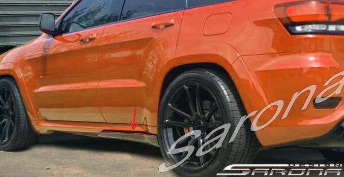 Custom Jeep Grand Cherokee  SUV/SAV/Crossover Side Skirts (2011 - 2021) - $590.00 (Part #JP-008-SS)